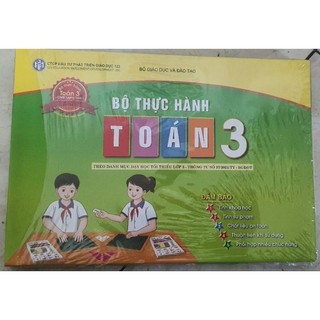 Bộ thực hành toán lớp 3 hộp giấy