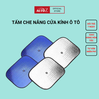 Bộ 4 Tấm Chắn Nắng Tấm Che Nắng Xốp Tròn Dày Dặn