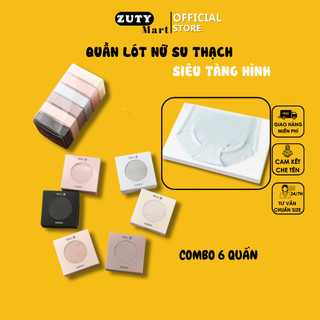 Quần Lót Nữ Su Thạch Băng Lụa Kháng Khuẩn Siêu Tàng Hình ZUTY QL6135