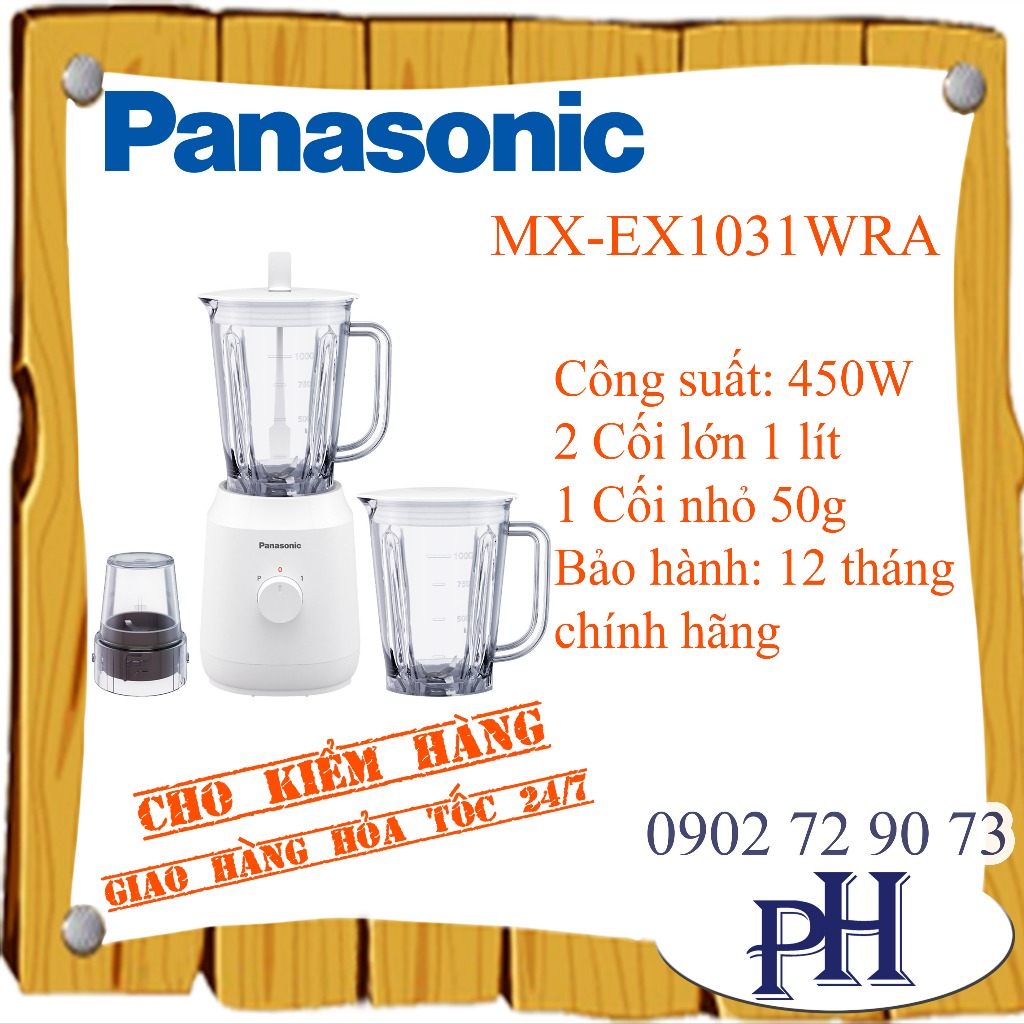 Máy xay sinh tố Panasonic MX-EX1031WRA