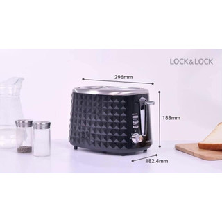 Máy Nướng Bánh Mì Lock&Lock Toaster EJB222BLK