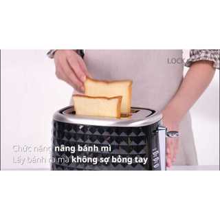 Máy Nướng Bánh Mì Lock&Lock Toaster EJB222BLK