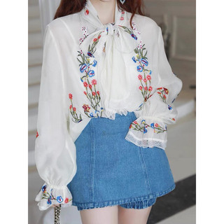 Set áo croptop chân váy hoa