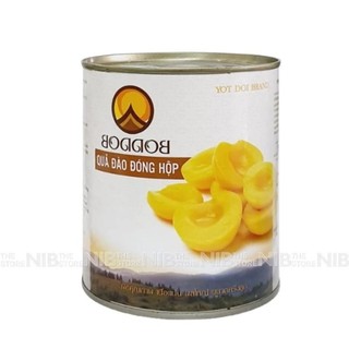 Đào boddob lon 820g
