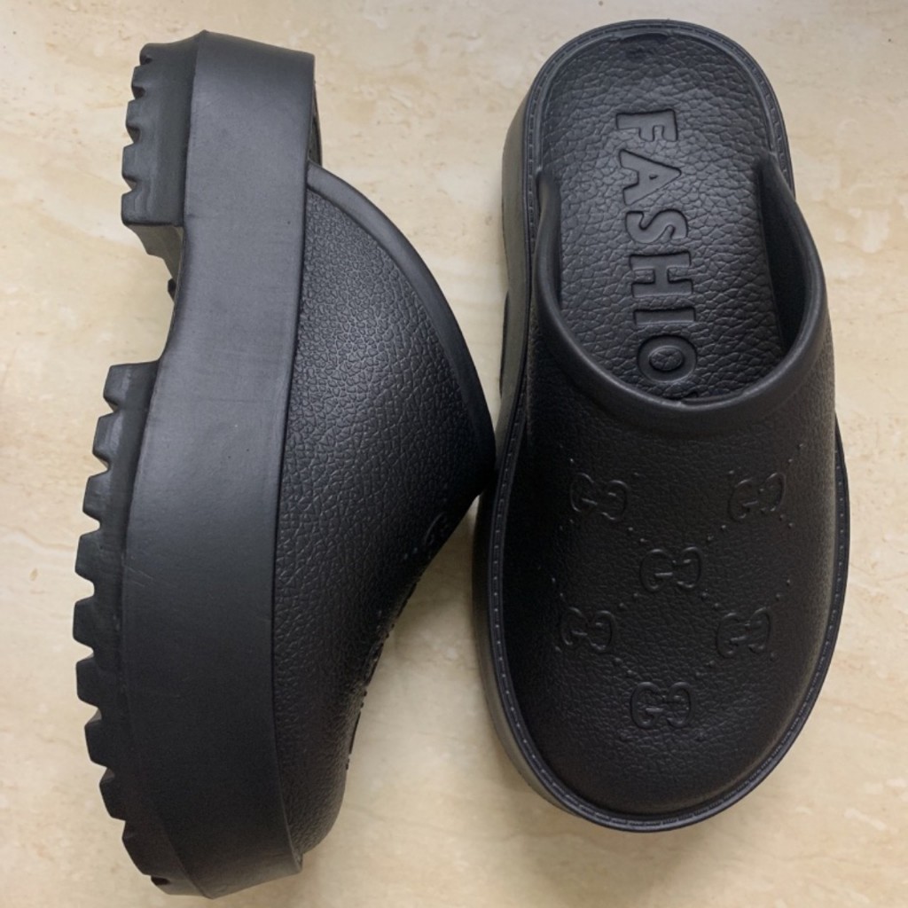 Sục guốc nữ đế 5cm đủ màu sắc siêu êm chống trơn trượt dễ phối đồ
