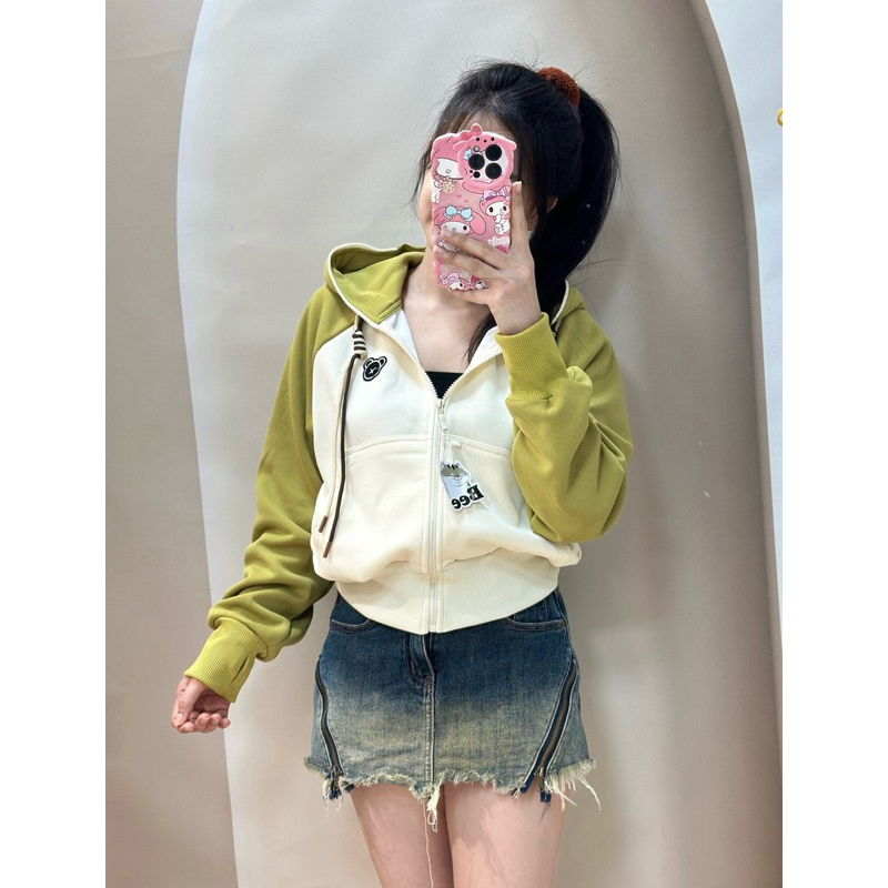 ÁO KHOÁC COTTON 2d Xịn raglan mới_Bee_ form lửng