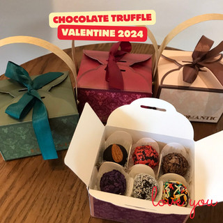 Chocolate Truffle Set 6 viên Romatic quà tặng Valentine Socola lễ tình nhân