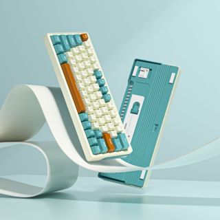 Bàn Phím Cơ Không Dây ZA63 3 Chế Độ Kết Nối(Cáp/Bluetooth/2.4Ghz) Pin Sạc Led RGB Hotswap Socket 5PIN foam Giảm Ồn