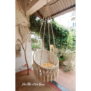 Xích Đu Macrame Hải Tặc Art Shop vòng sắt D80cm