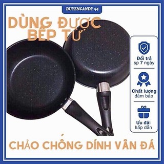 Chảo đun từ - chảo Chống Dính -chảo vân đá 22 cm