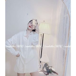 áo sơ mi thụng bo tay nhún nhiều màu xinh xắn