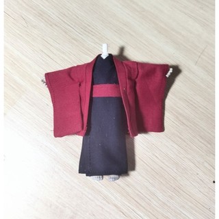 Trang phục truyền thống Yukata nam trơn handmade cho búp bê obitsu 11, ob11
