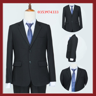 Bộ vest nam trung niên ,bộ vest nam trung niên vải tuytsi 2 cúc xuất khẩu.