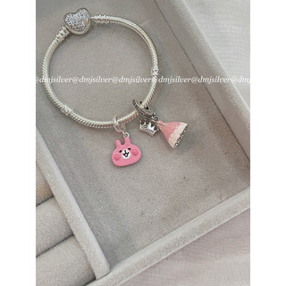 Vòng Mickey Mouse mix charm cao cấp bạc 925