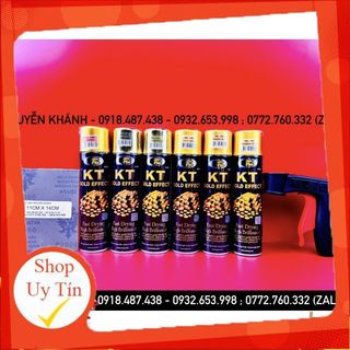 Sơn phun mạ vàng kt gold effect ( Bosny) có 6 mã màu
