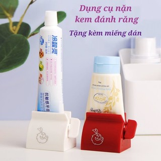 Kẹp nặn kem tiết kiệm kem đánh răng , cuộn kẹp ép kem đánh răng thông minh