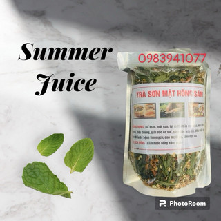 Trà Sơn mật Hồng sâm loại 1 túi 1kg nhiều hoa, cỏ ngọt