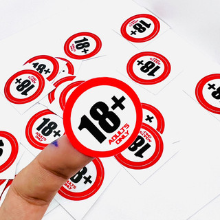 Tem Sticker cấm | Decal 3 lớp chống nước, chống xước, chống nước rất dễ dán