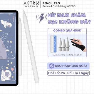 Bút cảm ứng cho iPad Stylus Pencil 2 AstroMazing chống chạm nhầm thanh đậm dành cho iPad