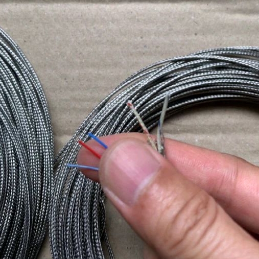 EM118 - Dây bù nhiệt can K - can PT100 - vỏ thép bện / 1m
