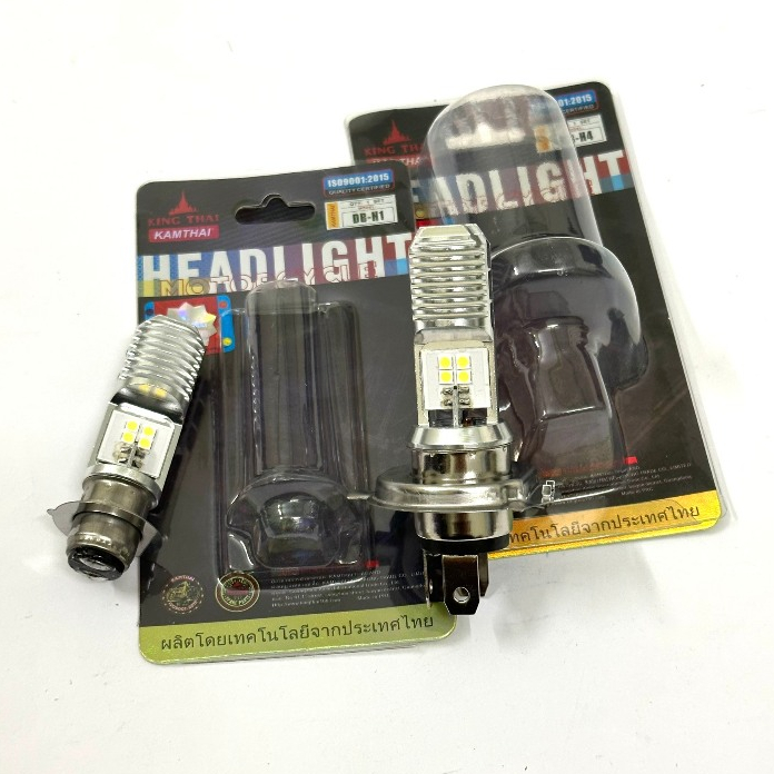 Đèn pha led 4 mắt kinthai F1 (vỉ 1 chiếc) chân H4 -M5 ánh sáng trắng bảo hành 6 tháng