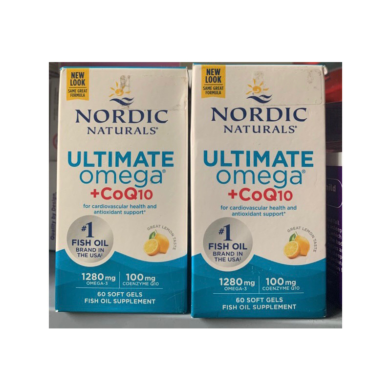 Viên dầu cá Nordic Naturals Ultimate Omega 3 -  1280mg hương Chanh của Mỹ