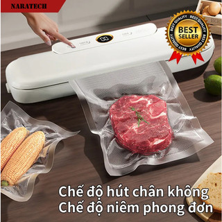 Máy Hút Chân Không Thực Phẩm Gia Đình TR TARAA bảo quản mini hàn miệng túi cao cấp -Tặng 10 túi hút chân không