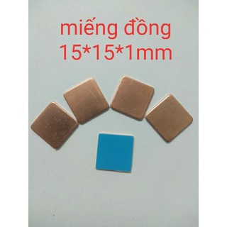 Miếng đồng tản nhiệt 151mm có sẵn keo tản nhiệt