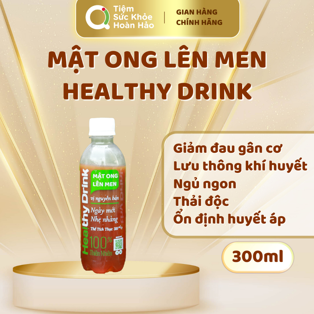 Mật Ong Lên Men vị nguyên bản - Cải Thiện Tiêu Hóa, Đẹp Da, Hỗ Trợ Trào Ngược Dạ Dày, Tăng Đề Kháng