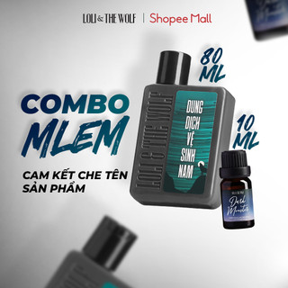 Set Sản Phẩm Chăm Sóc Vùng Kín Loli & The Wolf Dành Cho Nam: 1 Dung Dịch Vệ Sinh 80ml + 1 Nước Hoa Vùng Kín Nam 10ml
