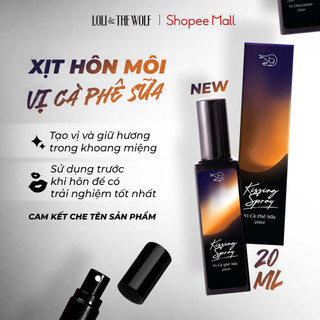 Xịt Thơm Miệng Kissing Spray Loli & The Wolf Vị Cà Phê Sữa Thơm Béo 20ml