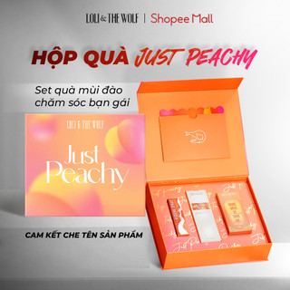 Set Quà Tặng Just Peachy Loli & The Wolf - DD Vệ Sinh Nữ Đào 100ml & Nước Hoa Nữ Đào 50ml & Kissing Spray Vị Đào