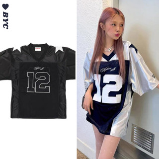 Áo Thun Thể Thao Số 12 Phối Bóng Đá Form Oversize Football Streetwear 𝑩𝒚𝒄𝒂𝒎𝒄𝒂𝒎