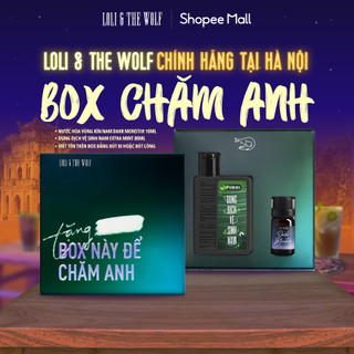 Set Quà Tặng Nam Giới BOX CHĂM ANH Loli & The Wolf On - Dung Dịch Vệ Sinh Nam 80ml & Nước Hoa Vùng Kín Nam 10ml
