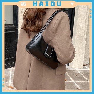 Túi Xách Da Màu Đen Bóng Sang Trọng Thời Trang Cho Nữ Quai Dài HAI BẢY DV11