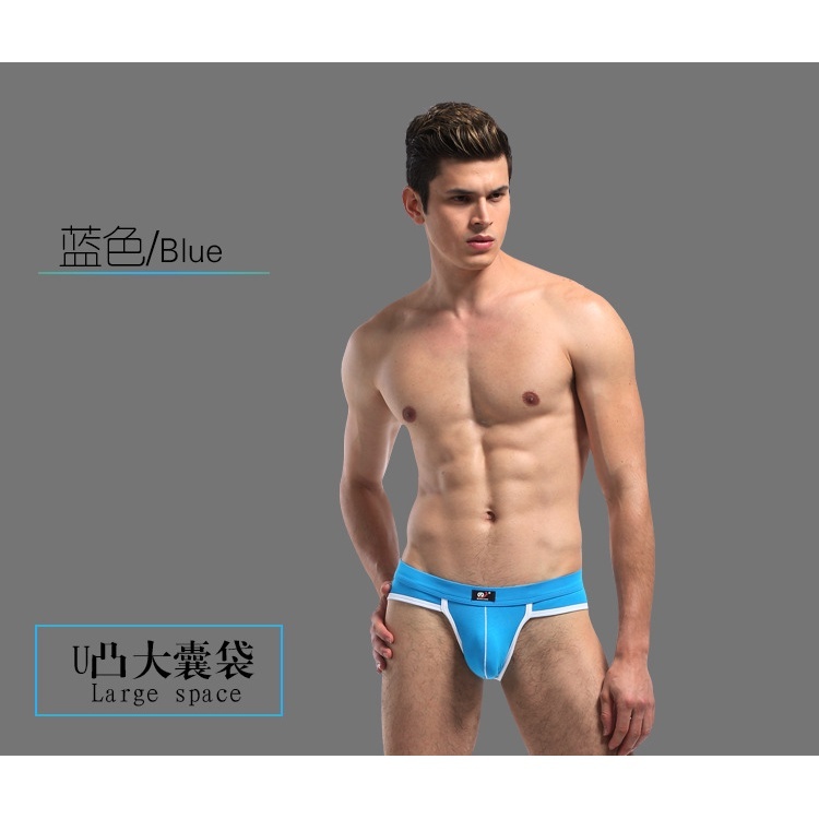 Quần lót nam, Quần lót nửa mông sexy thun 4 chiều - A788