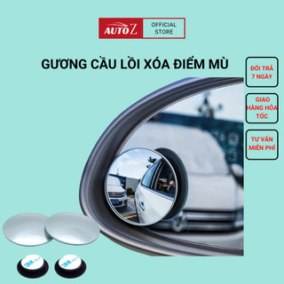 CẶP GƯƠNG CẦU LỒI XÓA ĐIỂM MÙ Ô TÔ