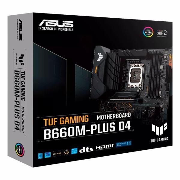 Main Asus TUF Gaming B660M Plus D4 Thiết kế hiện đại giá siêu rẻ chính hãng BH 36 tháng UP to 60 tháng | BigBuy360 - bigbuy360.vn