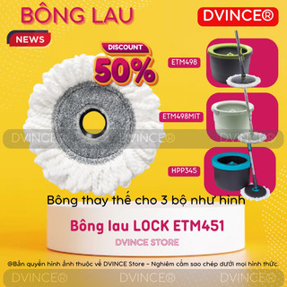 ⚡Bông Lau Thay Thế Của Bộ Lau Nhà LOCK ETM498 | HPP345