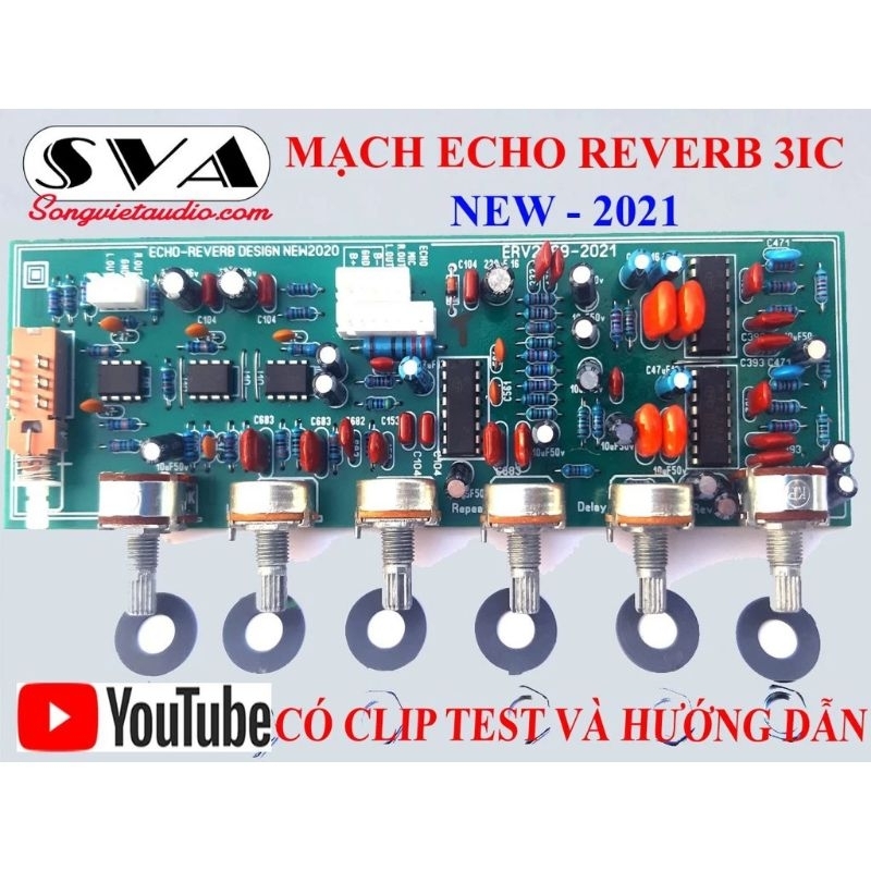 MẠCH ECHO REVERB chuyên dùng cho Amply
