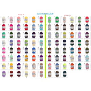 LEN MILK BÒ 50gr (TỪ MÀU 47 - 92)