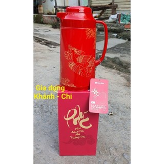 Phích nước ( bình thủy ) 1 lít có nút nhấn Rạng Đông - 1040 TS