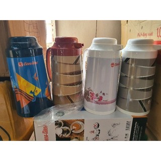 Phích nước ( bình thủy ) 1 lít có nút nhấn Rạng Đông - 1040 TS