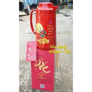 Phích nước ( bình thủy ) 1 lít có nút nhấn Rạng Đông - 1040 TS