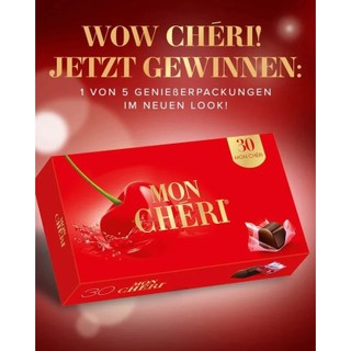Socola nhân dung dịch ruou cherry Mon Cheri hộp 315gr gồm 30 viên của Đức date 09/24