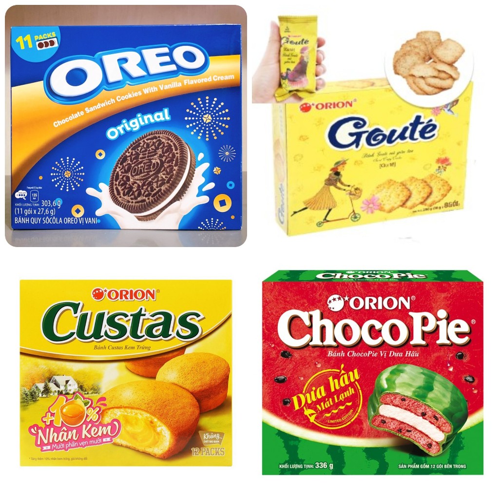 TỔNG HỢP BÁNH KẸO TẾT - TRÀ - CÀ PHÊ DATE MỚI