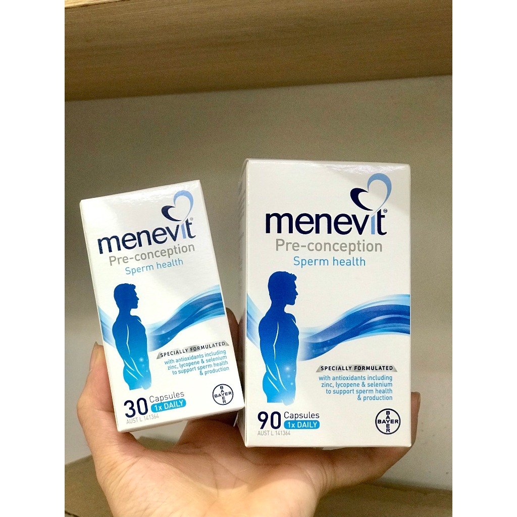 Viên menevit tinh chất hàu 30v & 90v