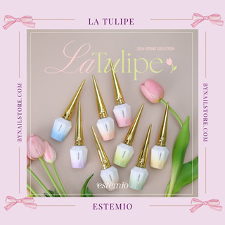 Bộ sản phẩm sơn gel tone màu paastel La Tulipe Spring collection 2024