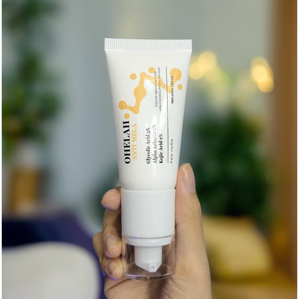 [CHÍNH HÃNG] Kem Anti Melan (20g) - 2% Alpha arbutin 5% glycolic acid 2% kojic acid giảm mờ thâm nám, trắng sáng da