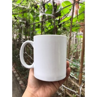 Cốc, ly nước sứ trắng có quai gốm sứ hàng dày dặn